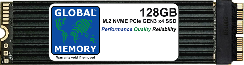 128GB M.2 PCIe Gen3 x4 NVMe SSD WITH HEATSINK FOR MAC PRO 2013